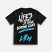 Loco Mechanical Boring Cars Tee back