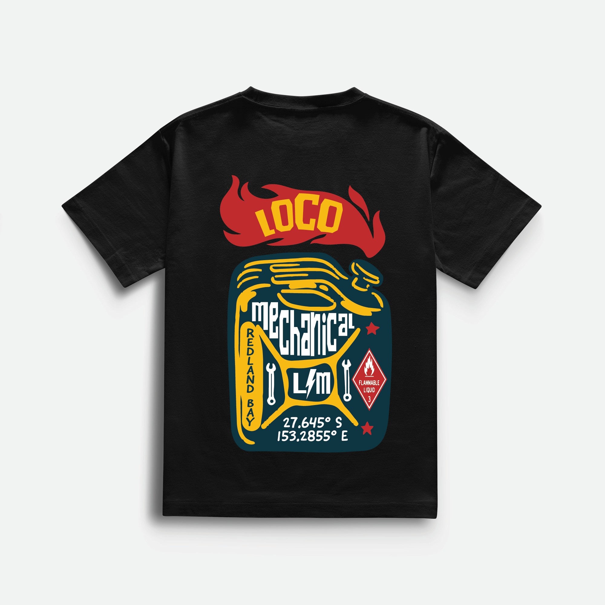 Loco Mechanical Jerry Can Tee back