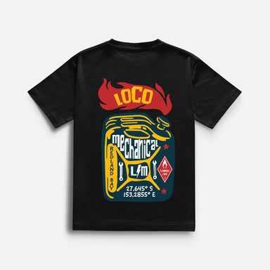 Loco Mechanical Jerry Can Tee back